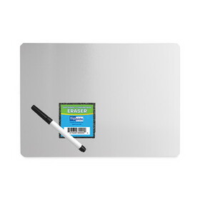 Flipside FLP21003 Dry Erase Board Set, 12 x 9, White, Black Markers, 12/Pack