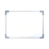 Flipside FLP50000 Dual-Sided Desktop Dry Erase Board, 18 x 12, White Surface, Silver Aluminum Frame