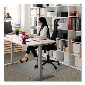 Floortex EC118923ER Cleartex Ultimat Polycarbonate Chair Mat for Low/Medium Pile Carpet, 35 x 47, Clear