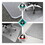 Floortex ECM121525ER Cleartex MegaMat Heavy-Duty Polycarbonate Mat for Hard Floor/All Carpet, 46 x 60, Clear, Price/EA