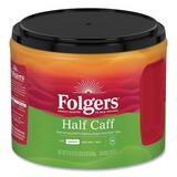 Folgers FOL20527CT Coffee, Half Caff, 22.6 oz Canister, 6/Carton