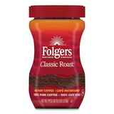 Folgers FOL20629 Instant Coffee Crystals, Classic Roast, 8 oz Jar, Medium