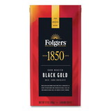1850 FOL60516EA Coffee, Black Gold, Dark Roast, Ground, 12 oz Bag