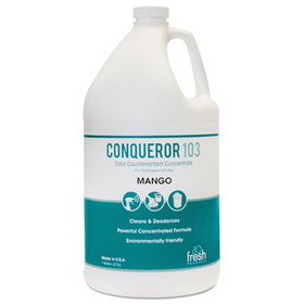 Fresh Products 1-WB-MG-F Conqueror 103 Odor Counteractant Concentrate, Mango, 1 gal Bottle, 4/Carton