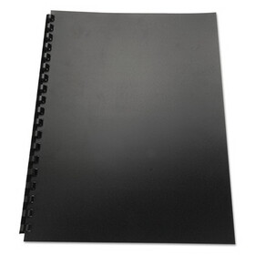 GBC 25818 100% Recycled Poly Binding Cover, 11 x 8 1/2, Black, 25/Pack