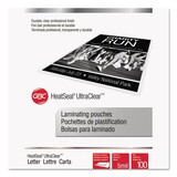 Gbc GBC3200654 Ultraclear Thermal Laminating Pouches, 5 Mil, 9 X 11 1/2, 100/pack
