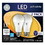 GE GEL93127668 100W LED Bulbs, A19, 15 W, Soft White, 2/Pack, Price/PK