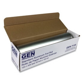 GEN GEN7110 Standard Aluminum Foil Roll, 12" x 500 ft