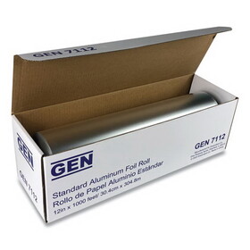 GEN GEN7112 Standard Aluminum Foil Roll, 12" x 1,000 ft