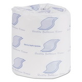 GEN GN999 Bath Tissue, Wrapped, Septic Safe, 2-Ply, White, 300 Sheets/Roll, 96 Rolls/Carton