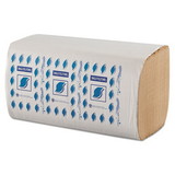 GEN GENSF5001K Single-Fold Paper Towels, 1-Ply, Kraft, 9