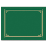 Geographics GEO47399 Certificate/document Cover, 12 1/2 X 9 3/4, Green, 6/pack