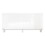 Ghent GHEPEC1848A Clear Partition Extender with Attached Clamp, 48 x 3.88 x 18, Thermoplastic Sheeting, Price/EA