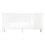 Ghent GHEPEC3048A Clear Partition Extender with Attached Clamp, 48 x 3.88 x 30, Thermoplastic Sheeting, Price/EA