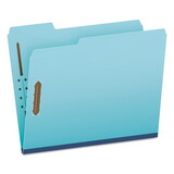 Globe-Weis GLW61542 Earthwise Heavy-Duty Pressboard Folders, 1/3 Cut Tab, Letter, Light Blue, 25/box