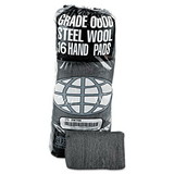 GMT GMA117003 Industrial-Quality Steel Wool Hand Pad, #0 Fine, Steel Gray, 16/Pack, 12 Packs/Carton
