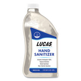 Lucas Oil GN111175 Liquid Hand Sanitizer, 0.5 gal Bottle, Unscented, 6/Carton