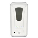 Alpine GN1430LEA Liquid Hand Sanitizer/Soap Dispenser, 1,000 mL, 6 x 4.48 x 11.1, White