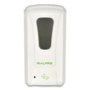Alpine GN1430S Automatic Hands-Free Liquid Hand Sanitizer/Soap Dispenser, 1,200 mL, 6 x 4.48 x 11.1, White