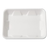 Genpak 1004D--- Supermarket Tray, Foam, White, 9-1/4 x 7-1/4 x 4/5, 125/Bag