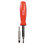 Great Neck GNSSD4BC 4 in-1 Screwdriver w/Interchangeable Phillips/Standard Bits, Assorted Colors, Price/EA