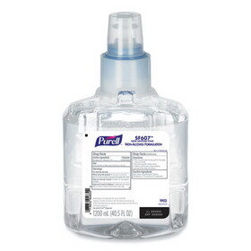 PURELL GOJ190202 SF607 Instant Hand Sanitizer Foam, 1,200 mL Refill, Fragrance-Free, 2/Carton