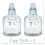 Purell GOJ190502CT Advanced Instant Hand Sanitizer Foam, Ltx-12 1200ml Refill, Clear, 2/carton, Price/CT