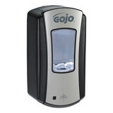 Gojo GOJ191904 Ltx-12 Touch-Free Dispenser, 1200ml, 5 1/4 X 3 1/3 X 10 1/2, brushed Chrome/black