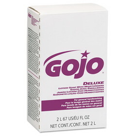Gojo GOJ2217 Nxt Deluxe Lotion Soap W/moisturizers, Floral, Pink, 2000ml Refill, 4/carton