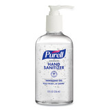 PURELL GOJ404012SEA Advanced Gel Hand Sanitizer, Clean Scent, 8 oz Pump Bottle