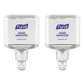 PURELL GOJ505102 Advanced Hand Sanitizer Gentle and Free Foam, 1,200 mL Refill, Fragrance-Free, For ES4 Dispensers, 2/Carton