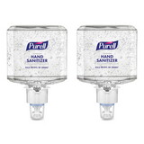 PURELL GOJ506302 Advanced Hand Sanitizer Gel Refill, 1,200 mL, Clean Scent, For ES4 Dispensers, 2/Carton