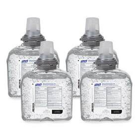 PURELL GOJ545604CT Advanced Hand Sanitizer TFX Refill, Gel, 1,200 mL, Unscented, 4/Carton