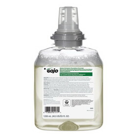 GOJO GOJ566502CT Tfx Green Certified Foam Hand Cleaner Refill, Unscented, 1200ml, 2/carton