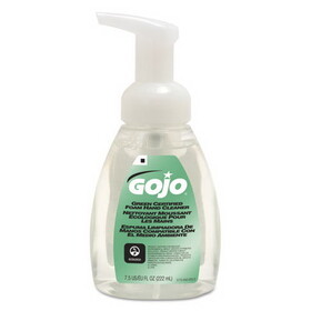 Gojo GOJ571506EA Green Certified Foam Soap, Fragrance-Free, Clear, 7.5oz Pump Bottle