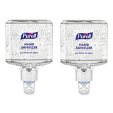 PURELL GOJ646302 Advanced Hand Sanitizer Gel Refill, 1,200 mL, Clean Scent, For ES6 Dispensers, 2/Carton