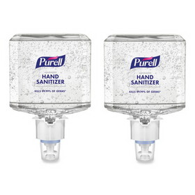 PURELL GOJ646302 Healthcare Advanced Gel Hand Sanitizer, 1,200 mL, Clean Scent, For ES6 Dispensers, 2/Carton