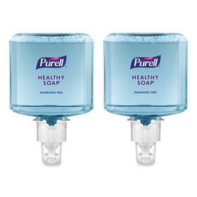 PURELL GOJ647202 HEALTHY SOAP Gentle and Free Foam, For ES6 Dispensers, Fragrance-Free, 1,200 mL, 2/Carton