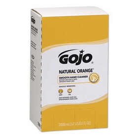 GOJO 7250-04 NATURAL ORANGE Smooth Lotion Hand Cleaner, 2000 ml Bag-in-Box Refill, 4/Carton