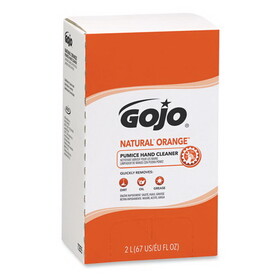 Purell GOJ7255 NATURAL ORANGE Pumice Hand Cleaner Refill, Citrus Scent, 2,000mL, 4/Carton