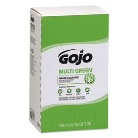GO-JO INDUSTRIES GOJ7265 Multi Green Hand Cleaner Refill, 2000ml, Citrus Scent, Green, 4/carton