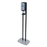 PURELL GOJ7416DS CS6 Hand Sanitizer Floor Stand with Dispenser, 1,200 mL, 13.5 x 5 x 28.5, Graphite/Silver