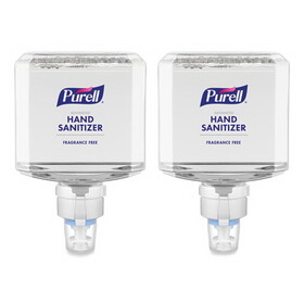 PURELL GOJ775102 Advanced Hand Sanitizer Gentle and Free Foam, 1,200 mL Refill, Fragrance-Free, For ES8 Dispensers, 2/Carton