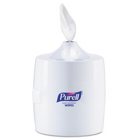 Purell GOJ901901 Hand Sanitizer Wipes Wall Mount Dispenser, 1,200/1,500 Wipe Capacity, 13.3 x 11 x 10.88, White