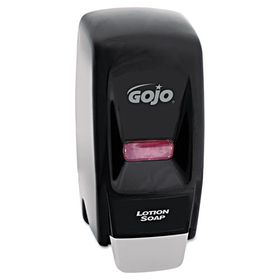 Gojo GOJ9033 Bag-In-Box Liquid Soap Dispenser, 800 mL, 5.75 x 5.5 x 5.13, Black, 12/Carton