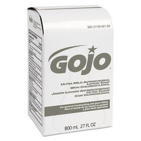 GO-JO INDUSTRIES GOJ921212CT Ultra Mild Lotion Soap W/chloroxylenol Refill, Floral Balsam, 800ml, 12/carton