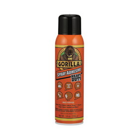Gorilla GOR6301502 Spray Adhesive, 14 oz, Dries Clear