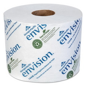 Georgia Pacific Professional GPC1444801 Pacific Blue Basic High-Capacity Bathroom Tissue, Septic Safe, 1-Ply, White, 1,500/Roll, 48/Carton