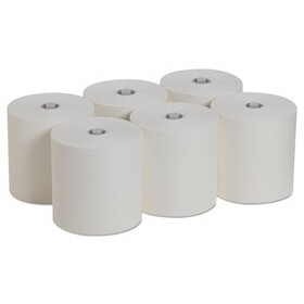 Georgia Pacific Professional GPC26490 Pacific Blue Ultra Paper Towels, 1-Ply, 7.87" x 1,150 ft, White, 6 Rolls/Carton