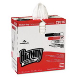 Brawny Professional GPC29316 Lightweight Disposable Shop Towel, 9.1